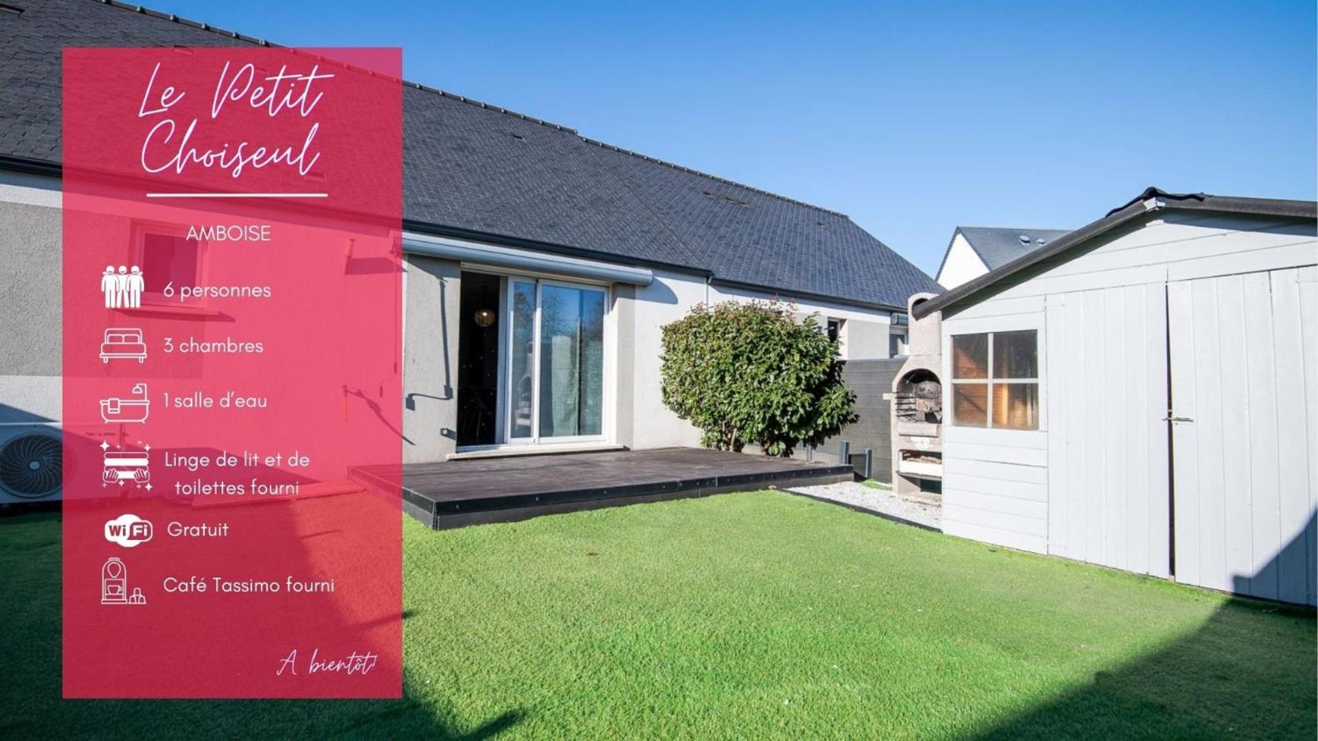 Le Petit Choiseul - Superb Bungalow Sleeps 6 Amboise Buitenkant foto